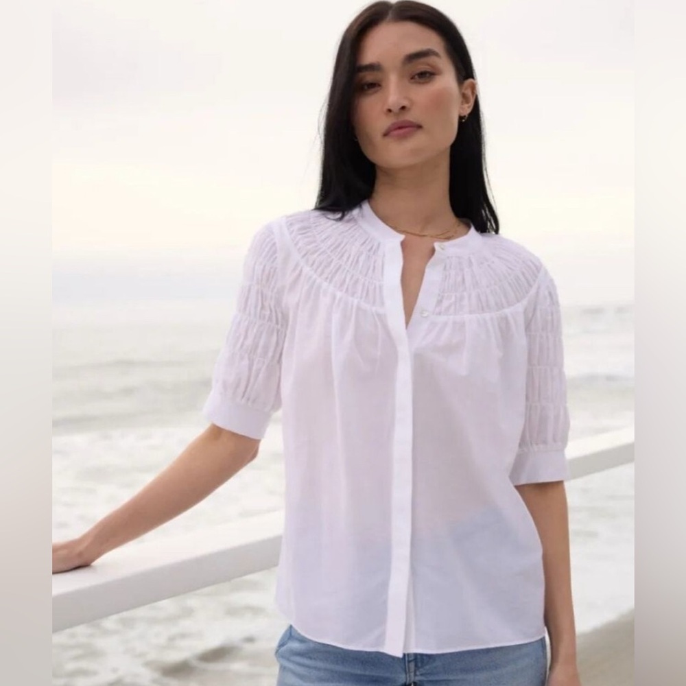 AYR Silk Cotton The Love Spell Blouse in Black , size Small - Picture 12 of 14